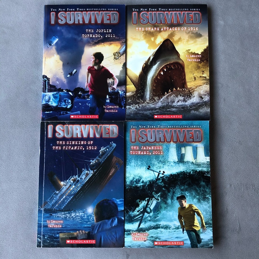 Set of 4 ~ I Survived Novels ~ Lauren Tarshis
